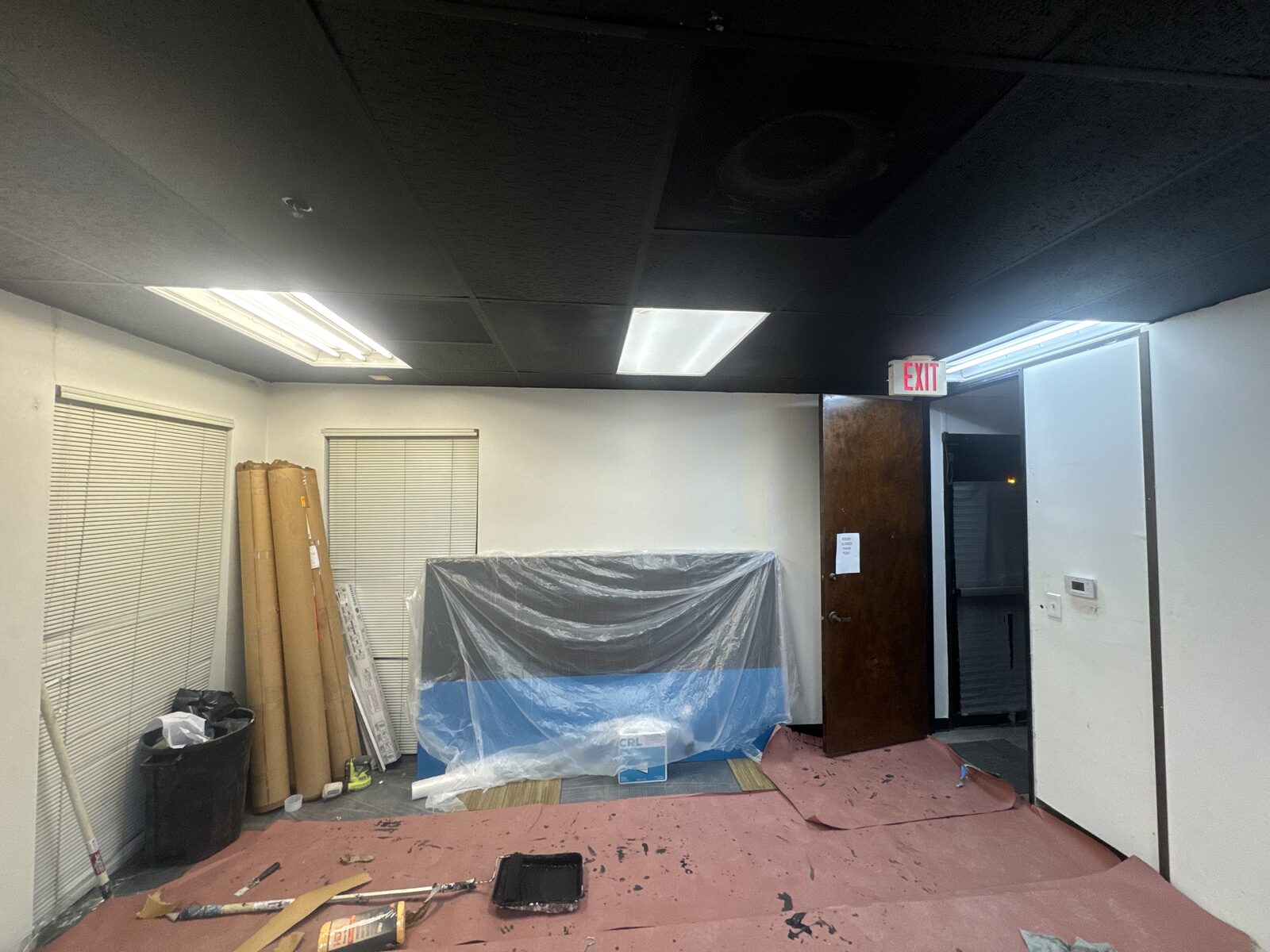 Floor protection and material staging